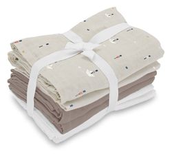 Vanilla Copenhagen - Muslins 6 Pack - Cozy Grey - 70 x 70 cm (MUSL8524) / Baby and Children