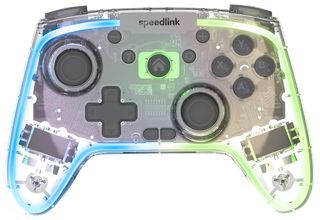 Speedlink - RAIT NX RGB Gamepad - Wireless/Wired - for PC/Android/Switch OLED/Lite, clear transparent / PC
