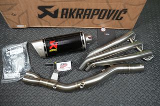 AKRAPOVIC RACING CARBON COMPLETE EXHAUST YAMAHA TRACER 9 / GT 2021-2023 + P-HF1624-thumb-1