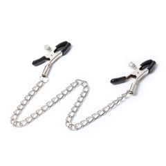 Bondage Adjustable Nipple Clamps Black-thumb-3