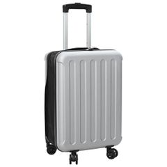 Βαλίτσα με κλειδαριά Ασημί 34 x 23 x 55.5 εκ. ΑΒΣ Πλαστικό 42006234