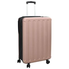 Βαλίτσα με κλειδαριά ροζ χρυσό 50 x 30 x 76 εκ. ΑΒΣ Πλαστικό 42006240