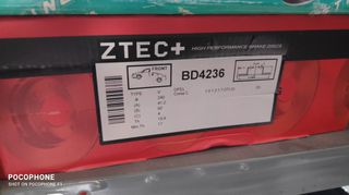 σετ εμπροσθιες δισκοπλακες Opel Corsa C εως το 2009 , με κωδικο : 9195985 , 240 x 20 (19.8) , 4 μπουλονια .
