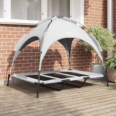 Κρεβάτι Σκύλου Ασημί Γκρι xl Ατσάλι 42008176