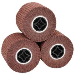 Λειαντικοί Ρολοί 3 pcs Καφέ 12 x 12 x 10 εκ. Συνθετικές ίνες 42008340