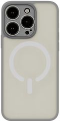ObaStyle Semiclear Ματ Θήκη MagSafe για iPhone 15 Pro Max - Γκρι