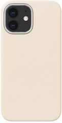 Θήκη σιλικόνης TPU Ultra Slim 0.3mm Soft mat για iPhone 12 / 12 Pro - Μπεζ