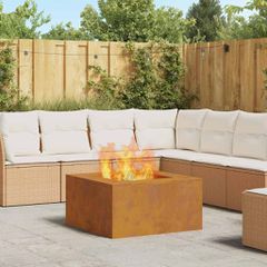 Φωτιά Μπολ Σκ rusty 80 x 80 x 40 cm Ατσάλι Σκληρυθέν στον Αέρα 858921