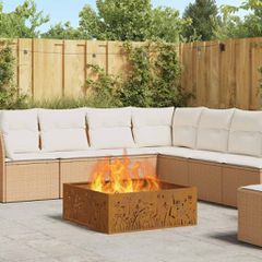 Φωτιά Κουβά Σκ rusty 80 x 80 x 30 cm Ατσάλι Σκληρυθέν στον Αέρα 858929