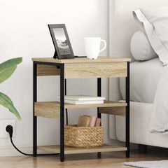 Κομοδίνο 2 pcs Sonoma Δρυς Επεξεργασμένο ξύλο 859538