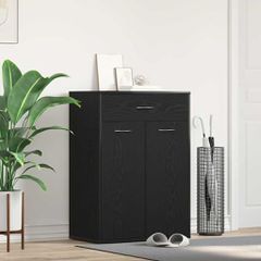 Ράφι Παπουτσιών 60 x 35 x 84 εκ. Επεξεργασμένο Ξύλο Μαύρη Οξυά 862463