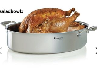 Tupperware Chef Series Roaster Turkey pan with rack-thumb-2