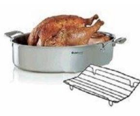 Tupperware Chef Series Roaster Turkey pan with rack-thumb-4