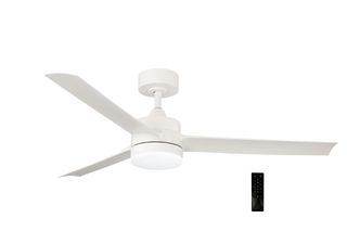 Ανεμιστήρας οροφής Φ132cm DC35W led ντιμαριζόμενος CCT με μοτέρ 22W λευκός 6 ταχυτήτων & 3 ABS πτερύγια