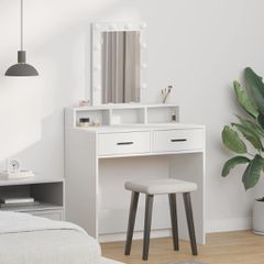 Τραπέζι περιποίησης Λευκό 79 x 41 x 140 εκ. Επεξεργασμένο ξύλο 865163