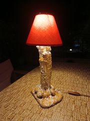 επιτραπέζιο φωτιστικό χειροποίητο