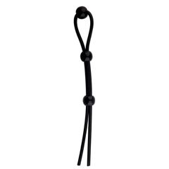 Black Adjustable Penis Ring Black L