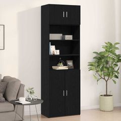 Ντουλάπα Τοίχου Μαύρη δρυς 70 x 42.5 x 40 εκ. 869152