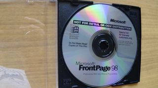 Αυθεντικό CD Microsoft FrontPage 98 (συλλεκτικό)
