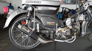 exatmisi antigrafo tis OVER RACING 35/50 anthrakonima ftiagmeni gia piso marspie  gia honda c50 glx 50  astrea 100 supra 100 dy MODIFYING GARAGE "since1993" TAKEGAWAGR 4miniracingparts,gr