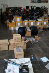 exatmisi OVER RACING GP-PERFORMANCE XL TITANIUM  Full Titanium  gia dax chaly z50 monkey c50 glx50 astrea supra