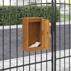 γραμματοκιβώτιο με αποθήκευση Σκ rusty 30 x 20 x 55 εκ. 874953