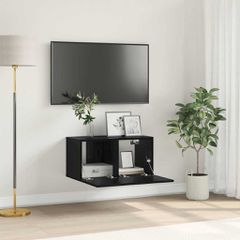 Ντουλάπι TV Μαύρο 60 x 30 x 30 cm Επεξεργασμένο ξύλο 875170