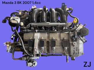 MAZDA 3 BK 2003-2008 ΜΕΤΑΧΕΙΡΙΣΜΕΝΑ ΑΝΤΑΛΛΑΚΤΙΚΑ ( Κινητήρας βενζίνης 1.4cc με κωδικό ZJ με 96.000 χιλιόμετρα )