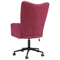 Πολυθρόνα Relax Μπορντό Βελούδινη 328177-thumb-4