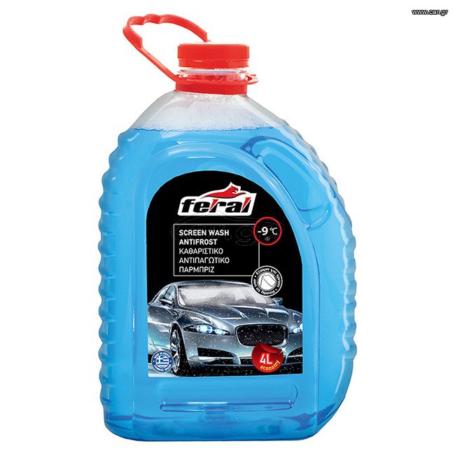 Feral Καθαριστικό Και Αντιπαγωτικό Παρμπρίζ -9°C 4lt 1 Τεμάχιο