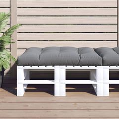 Μαξιλάρι Παλέτας Γκρι 120 x 80 x 12 εκ. Υφασμάτινο 360514