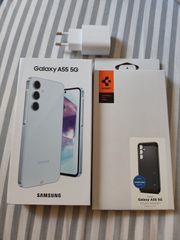 ΕΥΚΑΙΡΊΑ ΜΕ ΑΠΟΔΕΙΞΗ ΑΓΟΡΑΣ ΕΓΓΥΙΣΗ  SAMSUNG GALAXY A55 5G BLUE COLOR 8/128 GB ΟΘΟΝΗ 6,6 ΙΝΣΤΕΣ ΜΕ ΑΝΤΑΠΤΩΡΑ ΦΟΡΤΙΣΗΣ & 2 ΘΗΚΕΣ ΔΩΡΟ