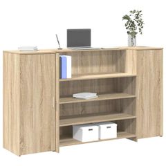 Γραφείο υποδοχής Sonoma Δρυς 180x50x103,5εκ. Επεξεργασμένο Ξύλο 3324171