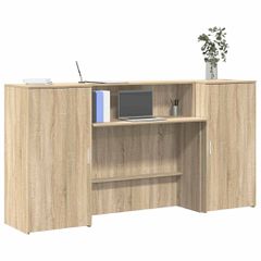 Γραφείο υποδοχής Sonoma Δρυς 200x50x103,5εκ. Επεξεργασμένο Ξύλο 3324216