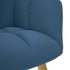 Πολυθρόνα Relax Μπλε Υφασμάτινη 4016775-thumb-5