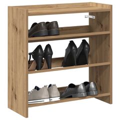 Ράφι παπουτσιών Artisan Oak 60x25x62 cm Κατασκευασμένο ξύλο 859895