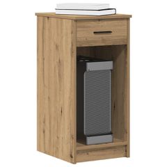 Βάση πύργου υπολογιστή με συρτάρι Αρτισιανή Δρυς 35x45x77 εκ. 858748