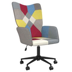 Πολυθρόνα Relax Σχέδιο Patchwork Υφασμάτινη 328194-thumb-1