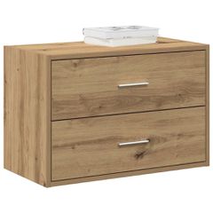 Ντουλάπι με 2 συρτάρια Αρτισιανή Δρυς 60x31x40 εκ. Επεξ. Ξύλο 858837