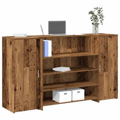 Γραφείο υποδοχής Παλιό Ξύλο 180x50x103,5 εκ. Επεξεργασμένο Ξύλο 3324176