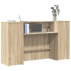 Γραφείο υποδοχής Sonoma Δρυς 180x50x103,5εκ. Επεξεργασμένο Ξύλο 3324207