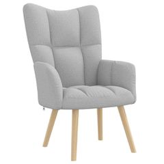 Καρέκλα χαλάρωσης Cloud Grey Fabric 4016766
