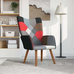 Πολυθρόνα Relax Σχέδιο Patchwork Υφασμάτινη 328195-thumb-1