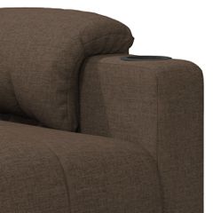 Πολυθρόνα Μασάζ Καφέ Υφασμάτινη 348086-thumb-6