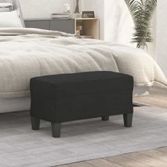 Πάγκος Μαύρος 70 x 35 x 41 εκ. Υφασμάτινος 349435