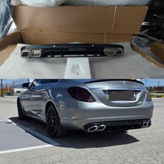 Διαχύτης για απλό προφυλακτήρα Mercedes W205 (2014–2020) C63