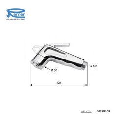 Τηλέφωνο μπιντέ 1/2" ίντσας πλαστικό REMER 332DPCR-thumb-1