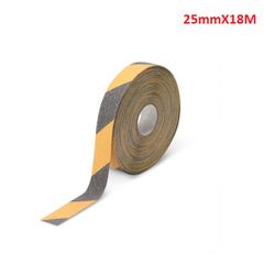 Αυτοκόλλητη αντιολισθητική ταινία INTERFILM κίτρινο μαύρο 25mmX18M