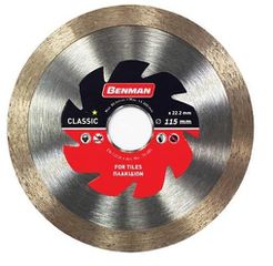 Διαμαντόδισκος 115mm κεραμικών πλακιδίων BENMAN CLASSIC 74484
