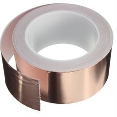 Αυτοκόλλητη ταινία αλουμινίου καφέ χρώμα 10mx38mm